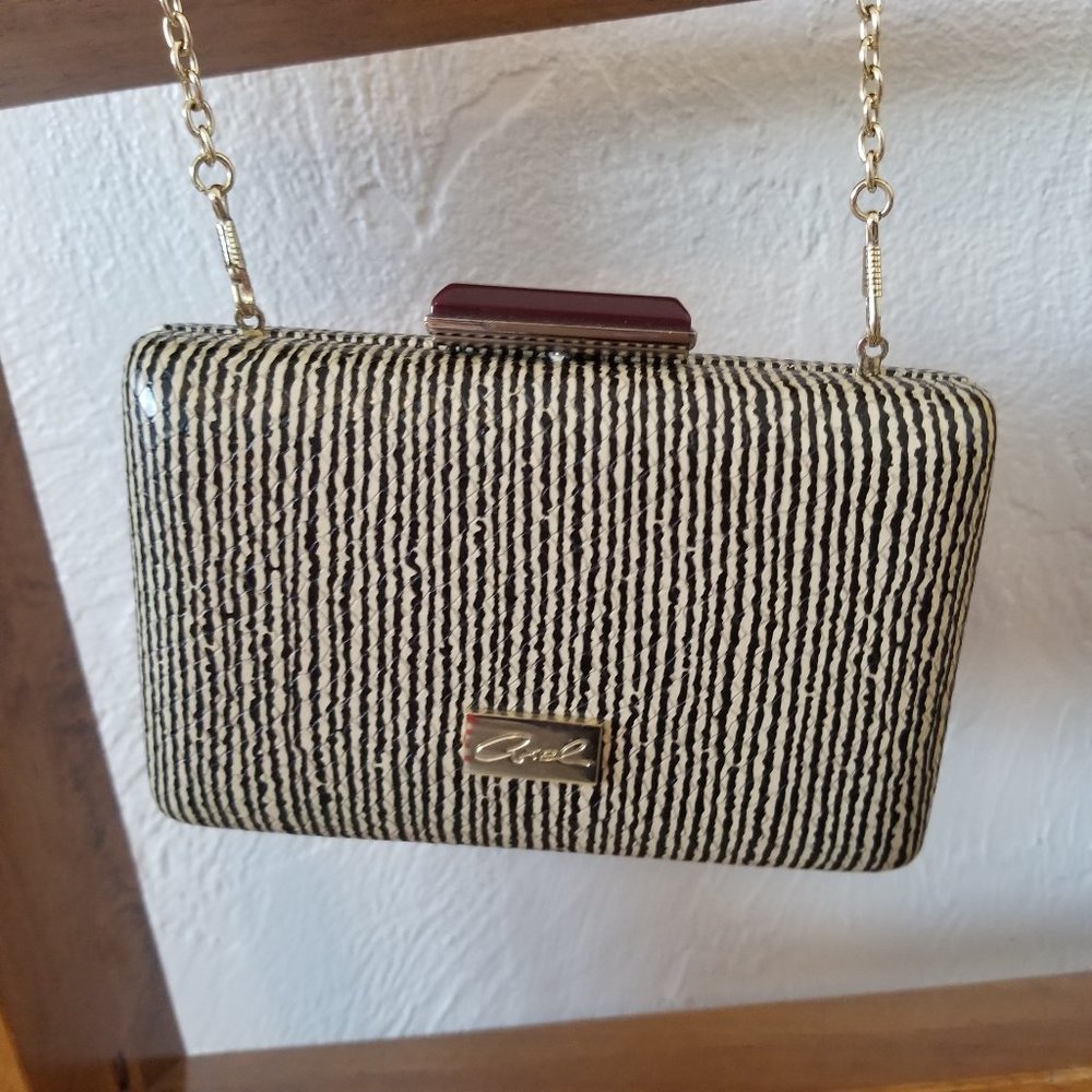 Vintage Axel Clutch Purse with Cross body Strap